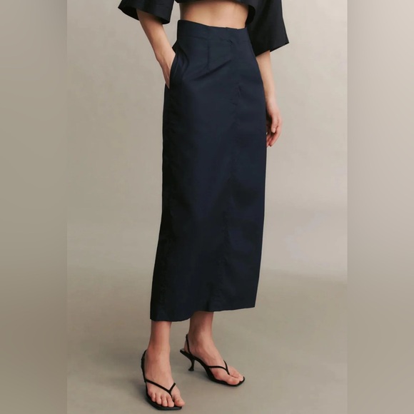 TWP Dresses & Skirts - TWP I Feel A Sin Coming On Midi Skirt in Midnight size 4 NWT